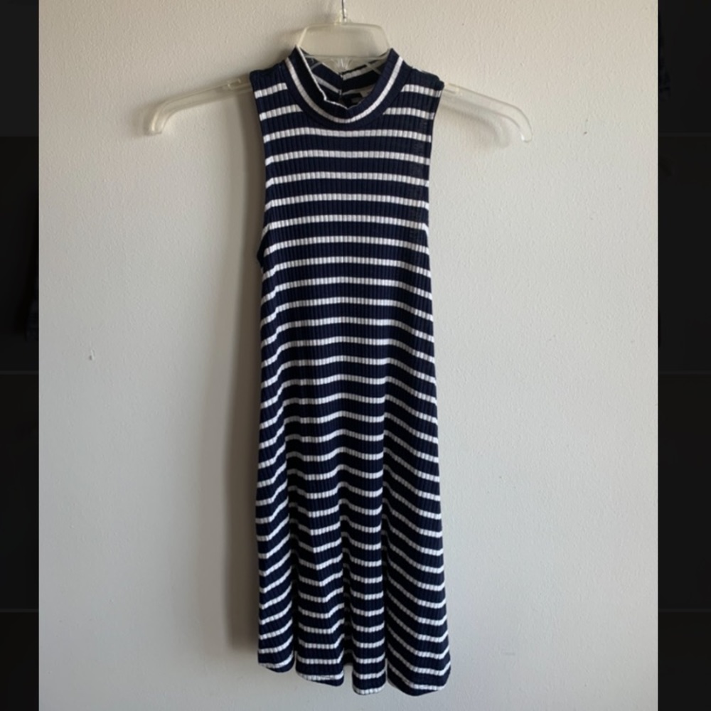 Unworn XS Hollister Striped Mock Dress
